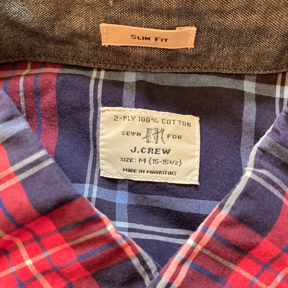 LIKE NEW Vintage Style J. Crew Panel Longsleeve Button-Down Shirt - Picture 10 of 12